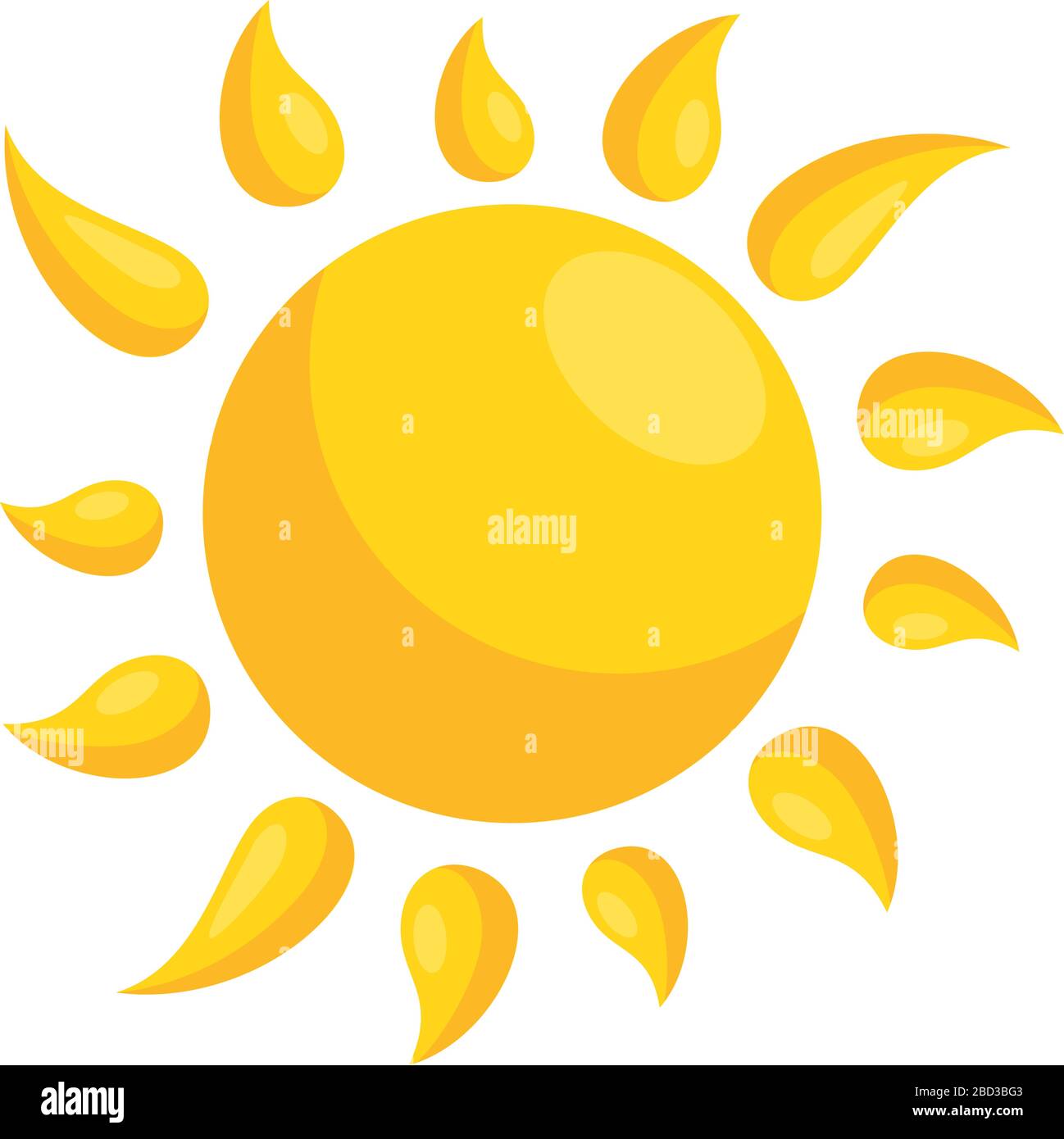 Isolated sun icon vector design Stock Vector Image & Art - Alamy