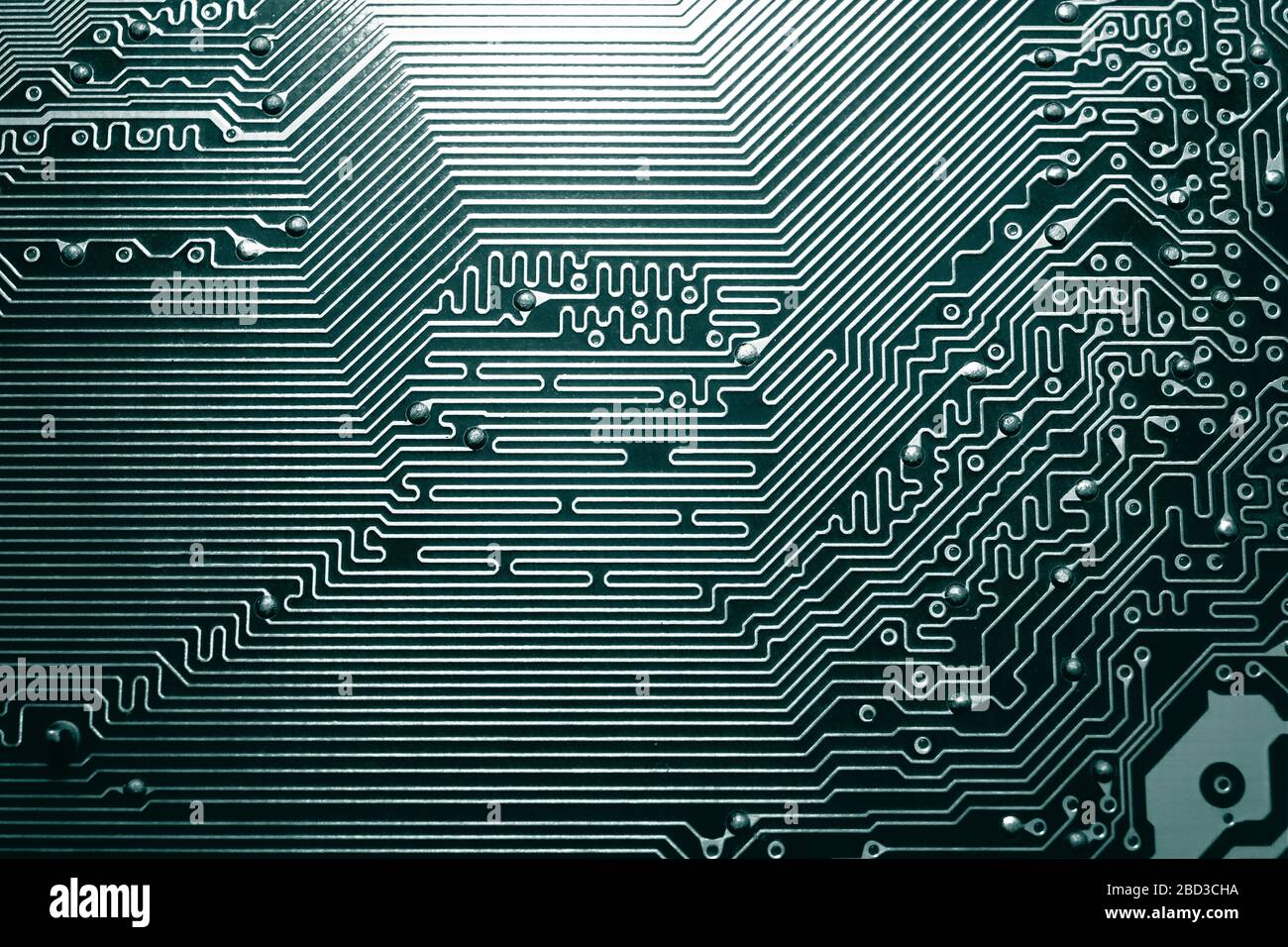 Circuit board. Electronic computer hardware technology components ...