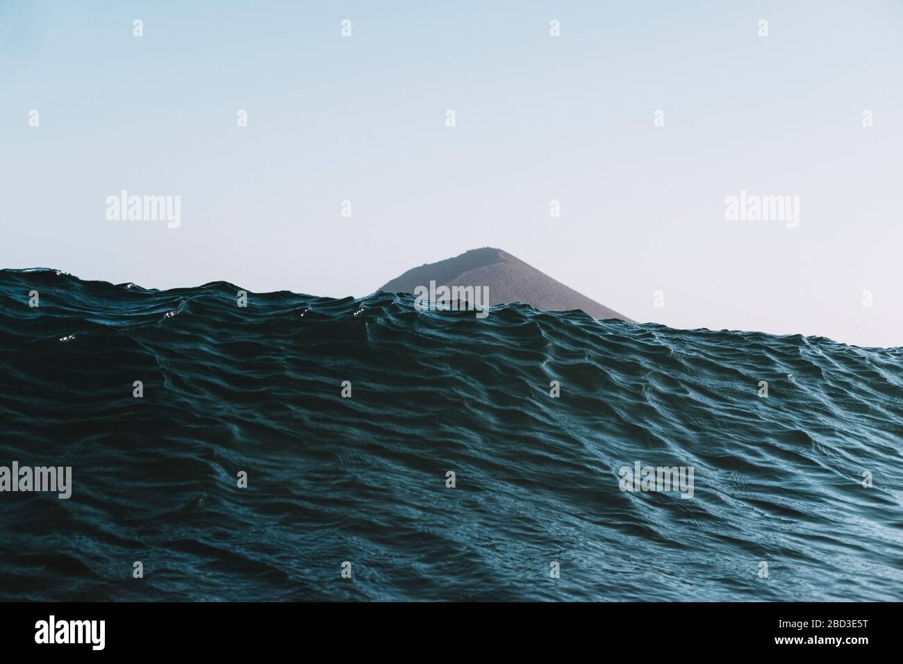 Close up of blue ocean wave Stock Photo - Alamy