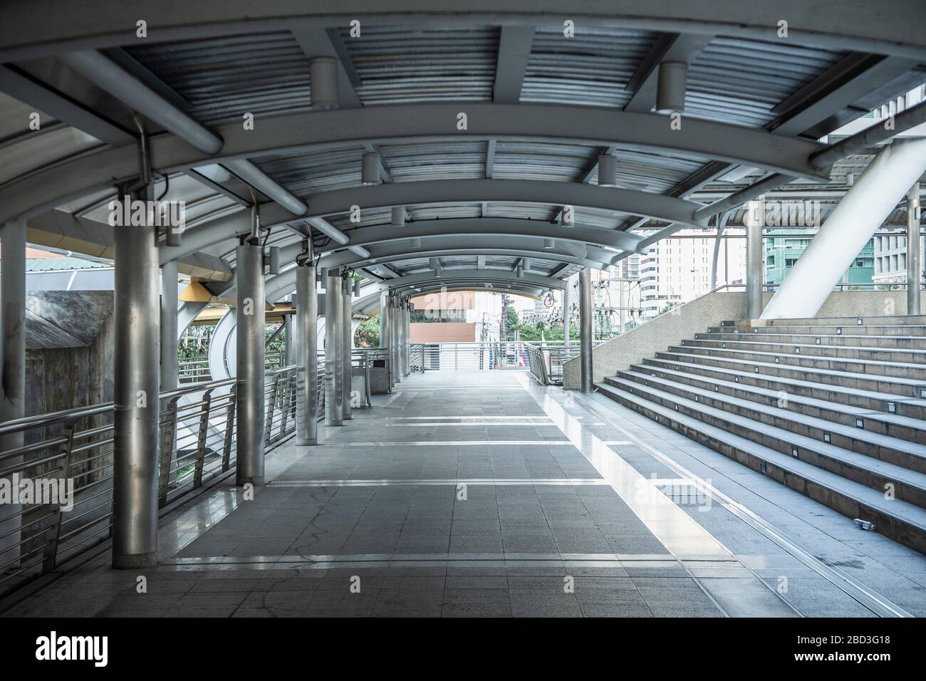 Empty walkway hi-res stock photography and images - Alamy