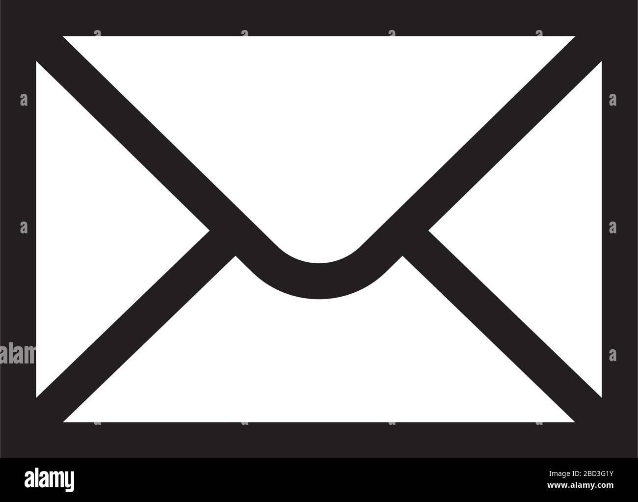 mail, letter, post, email icon / public information symbol Stock Vector
