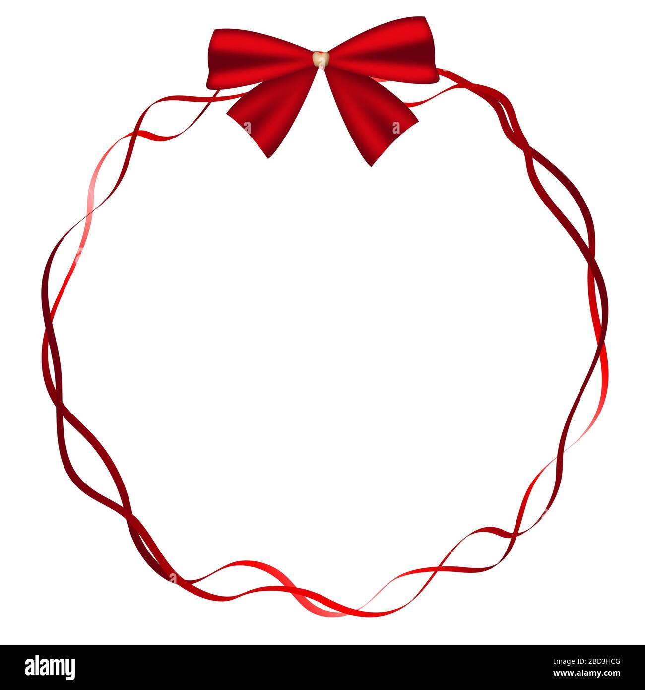 Stripe Christmas Bow Frame main image 0