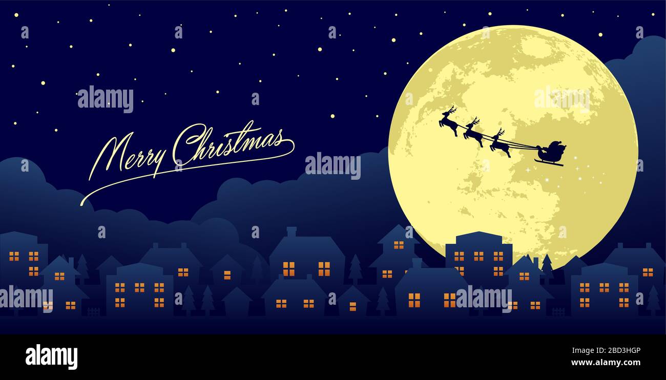 Merry christmas banner vector illustration Stock Vector Image & Art - Alamy