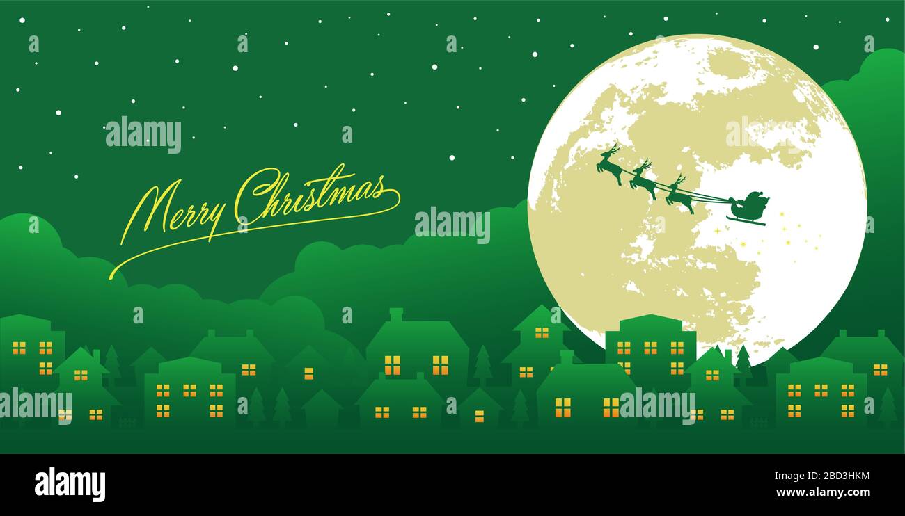 Merry christmas banner vector illustration Stock Vector Image & Art - Alamy