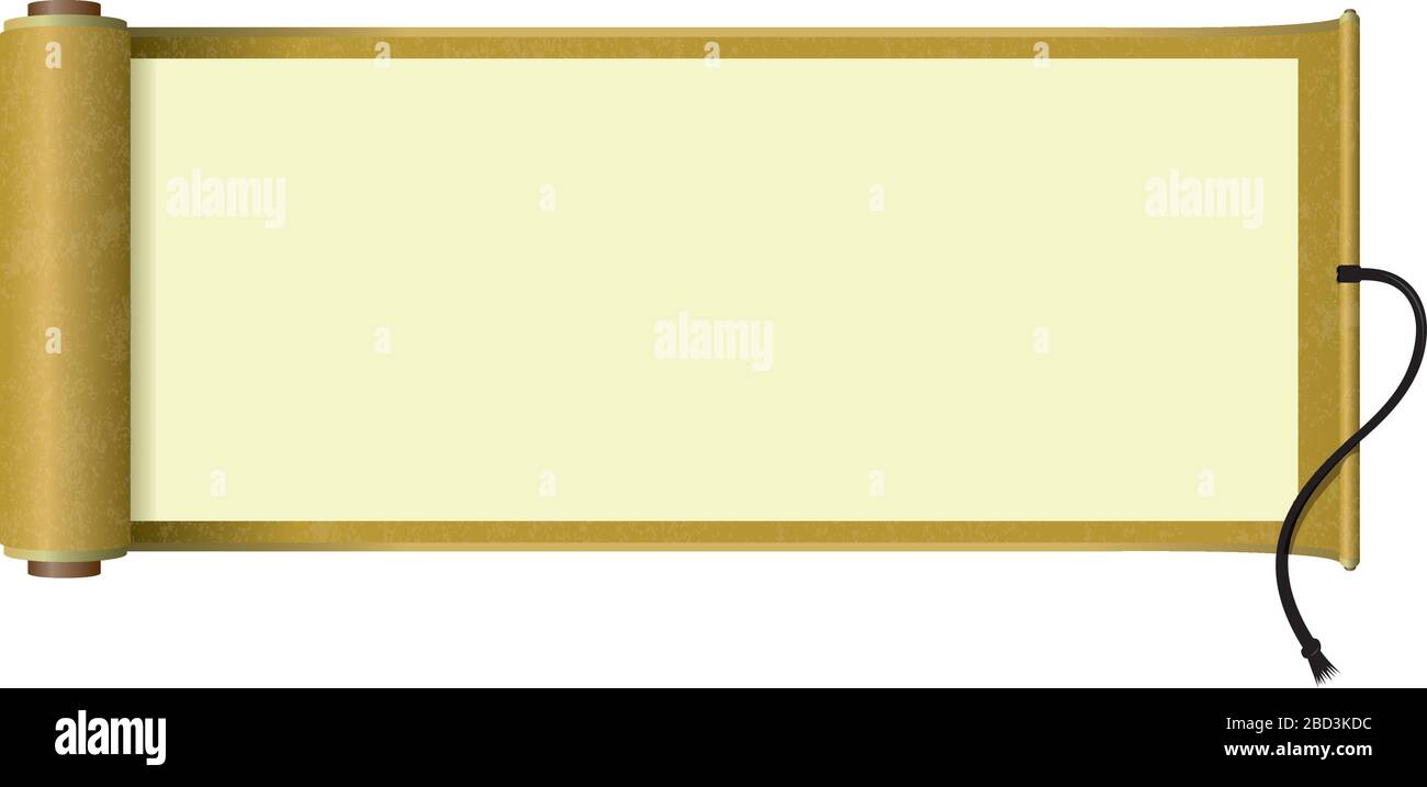 Japanese scroll paper hires stock photography and images Alamy