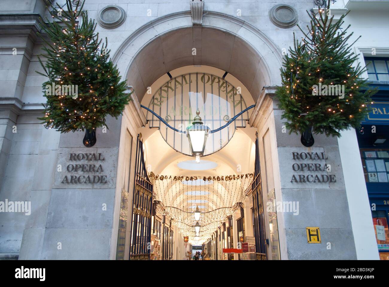 Christmas Decorations Retail Shopping Shops Arcade Royal Opera Arcade