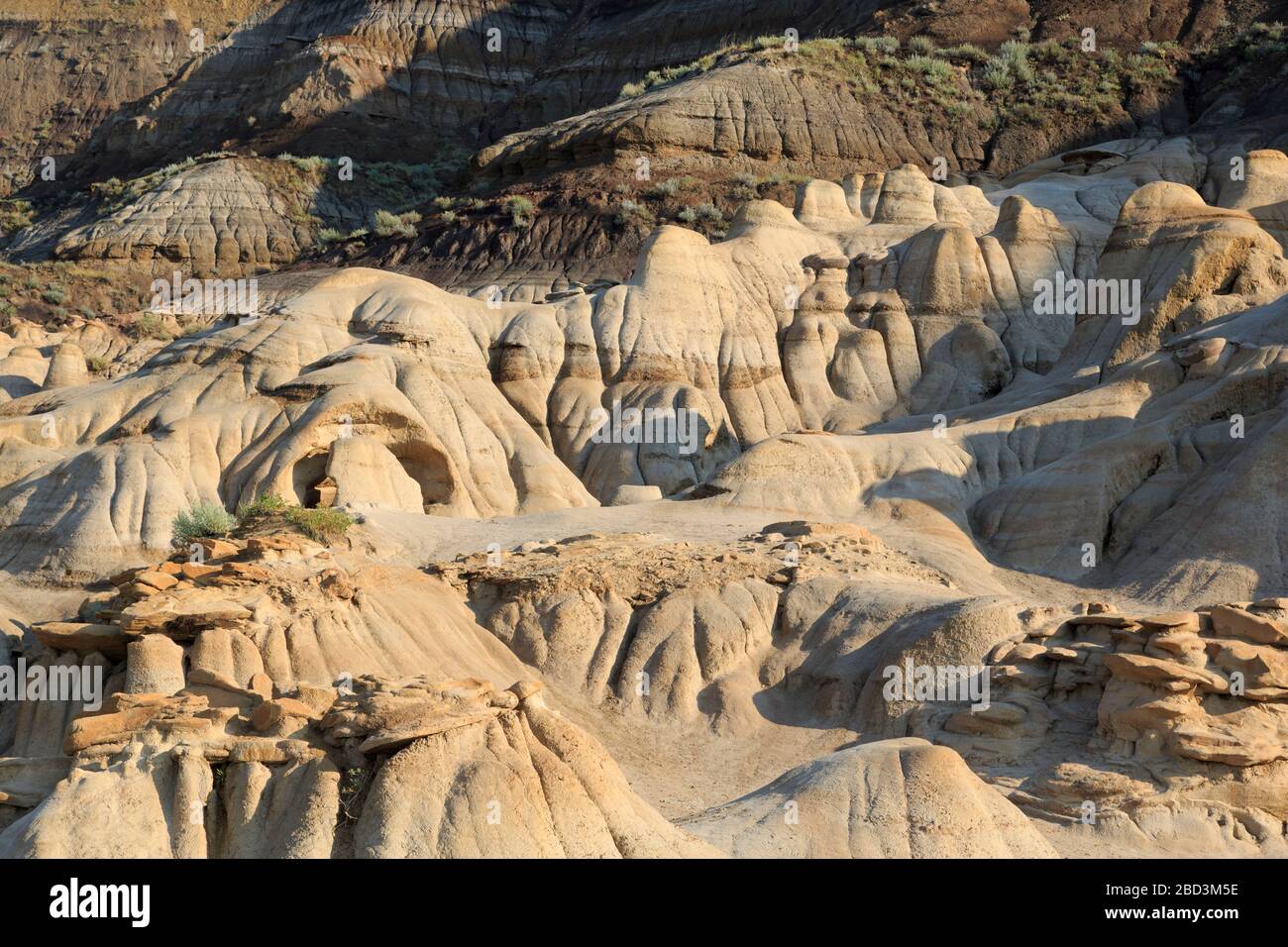 Hoodoo Rock Formations, Drumheller, Alberta, Canada Stock Photo - Alamy