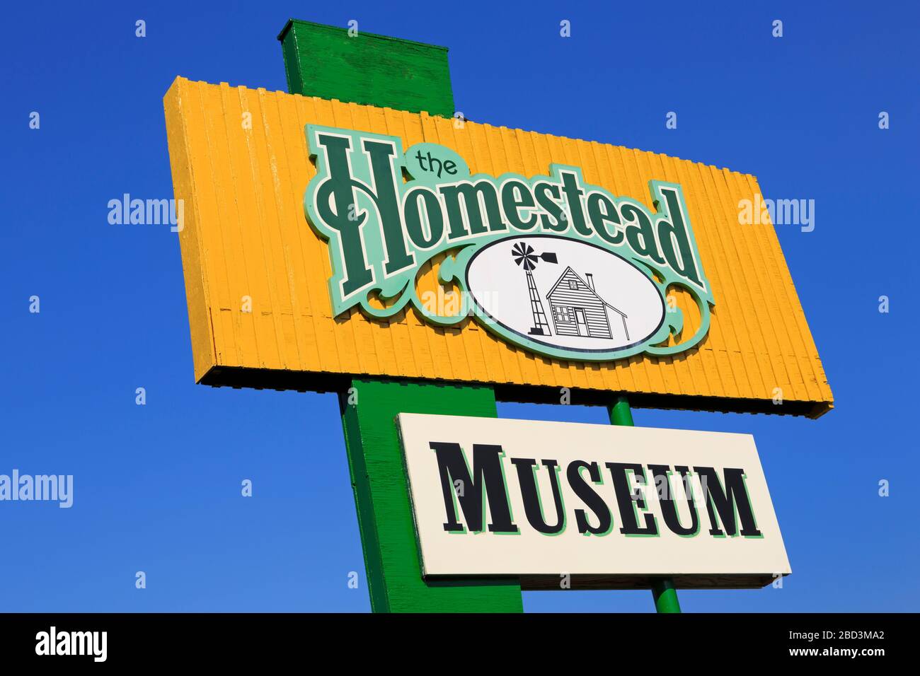 Homestead Museum, Drumheller, Alberta, Canada Stock Photo