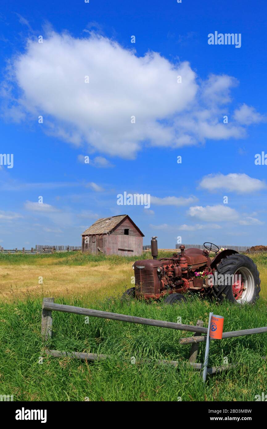 Farm in Bleriot, Drumheller, Alberta, Canada Stock Photo Alamy