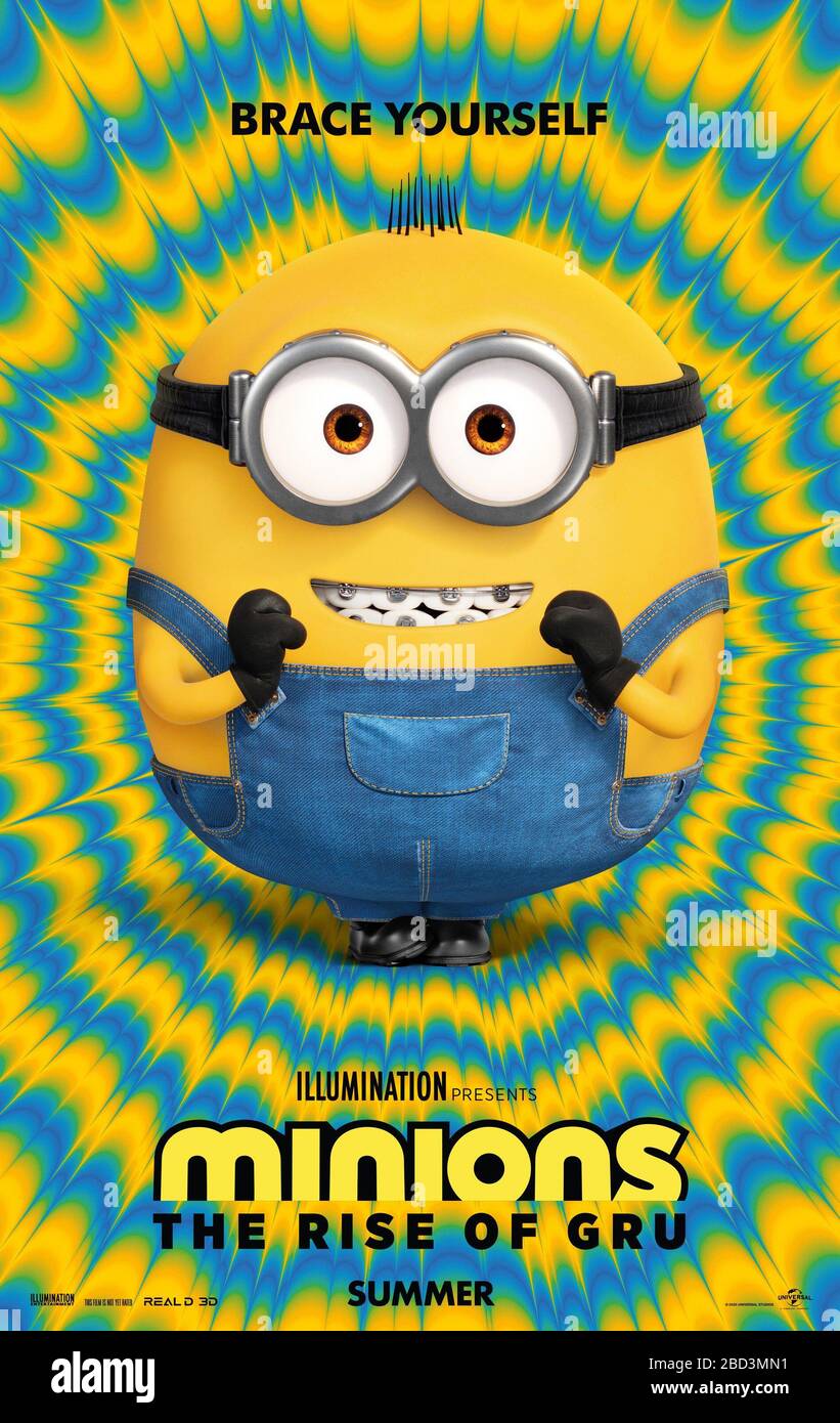 MINIONS THE RISE OF GRU, US advance poster, Bob the minion (voice