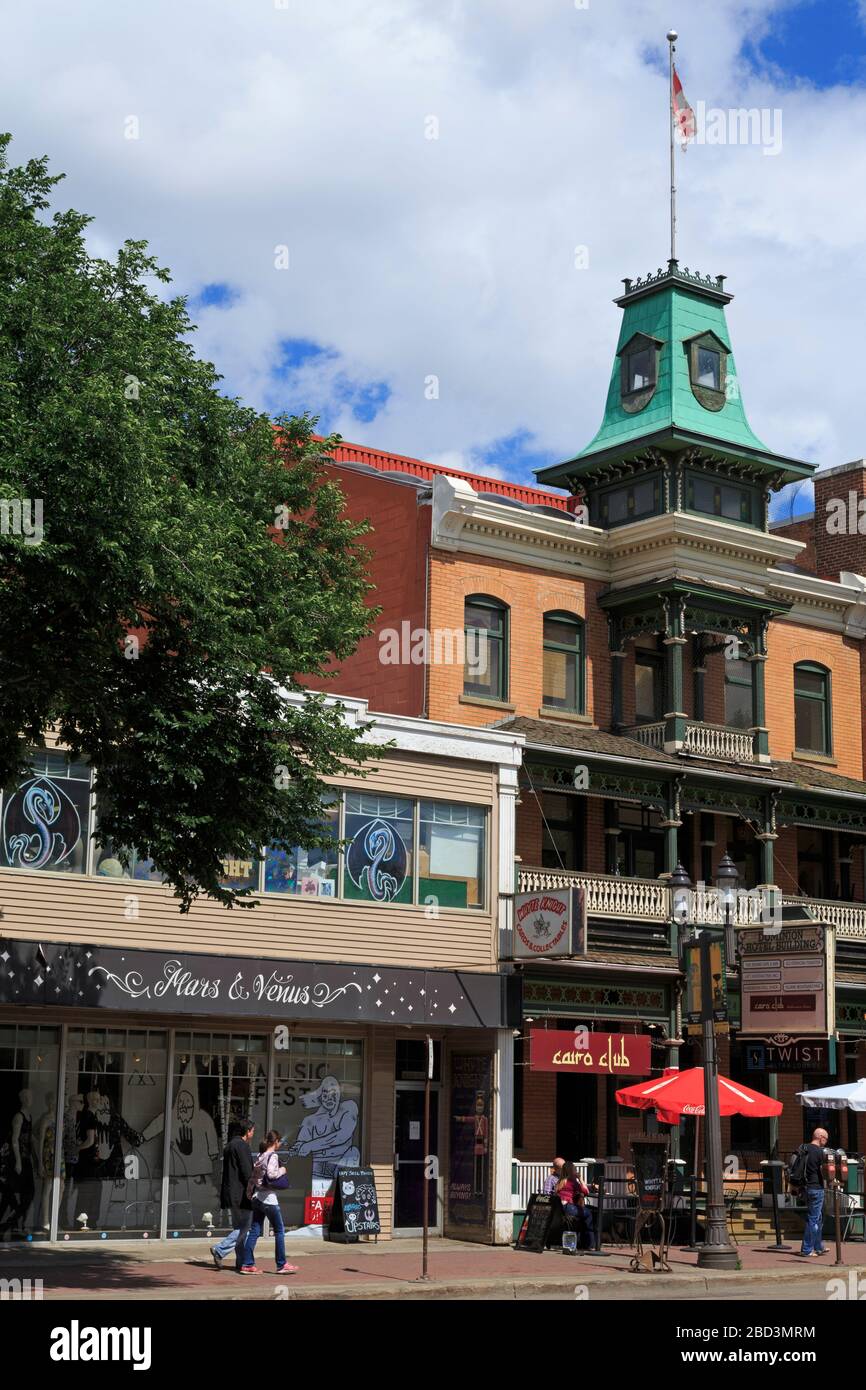 Whyte avenue edmonton alberta canada hires stock photography and