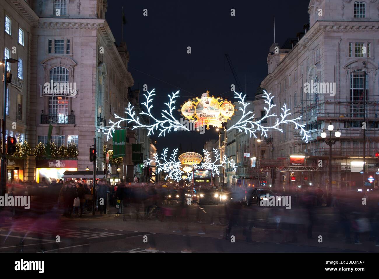 Christmas Lights 2013 Mr. Peabody & Sherman Dreamworks Regent Street