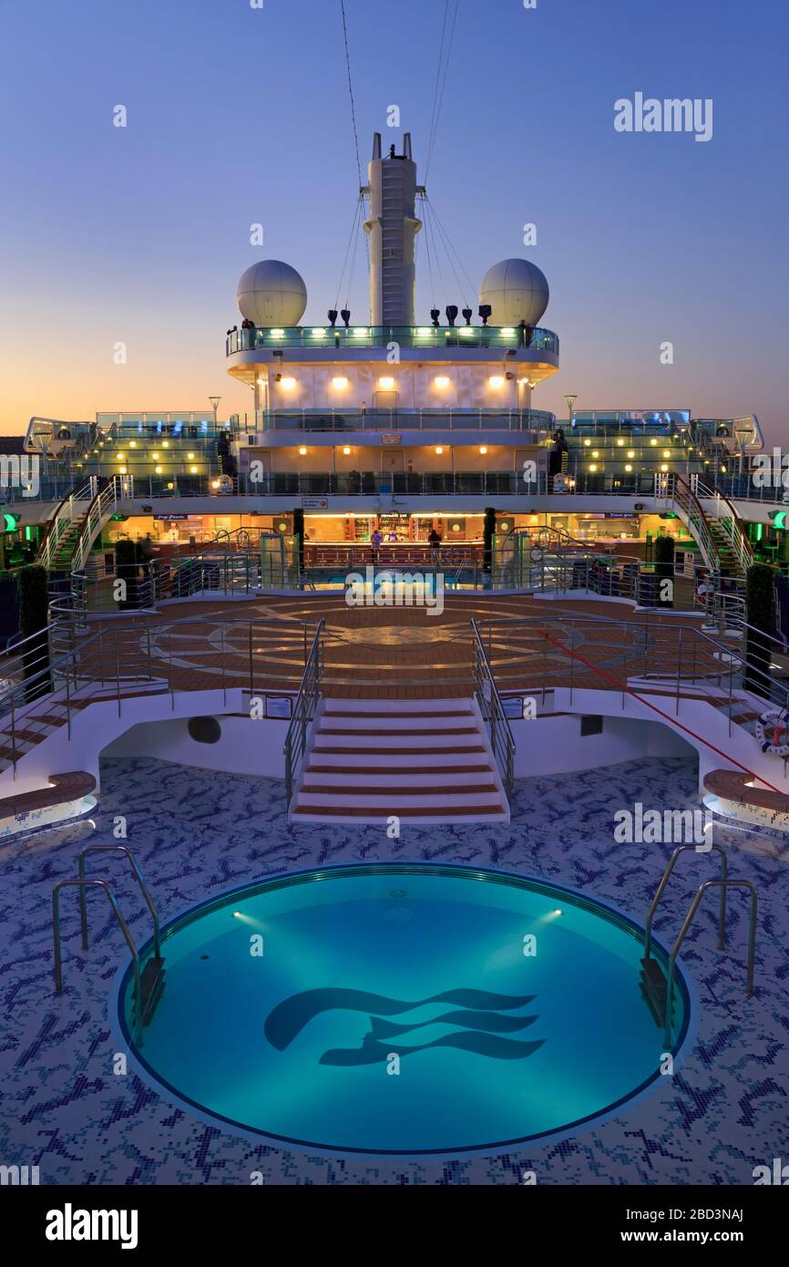 Royal Princess cruise ship in Halifax Port, Nova Scotia, Canada Stock