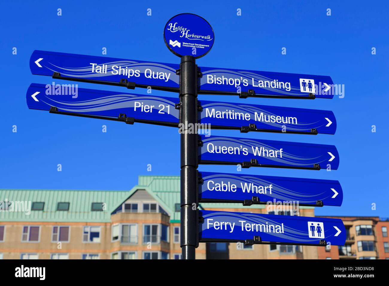Signs on the Harbourwalk, Halifax, Nova Scotia, Canada Stock Photo Alamy