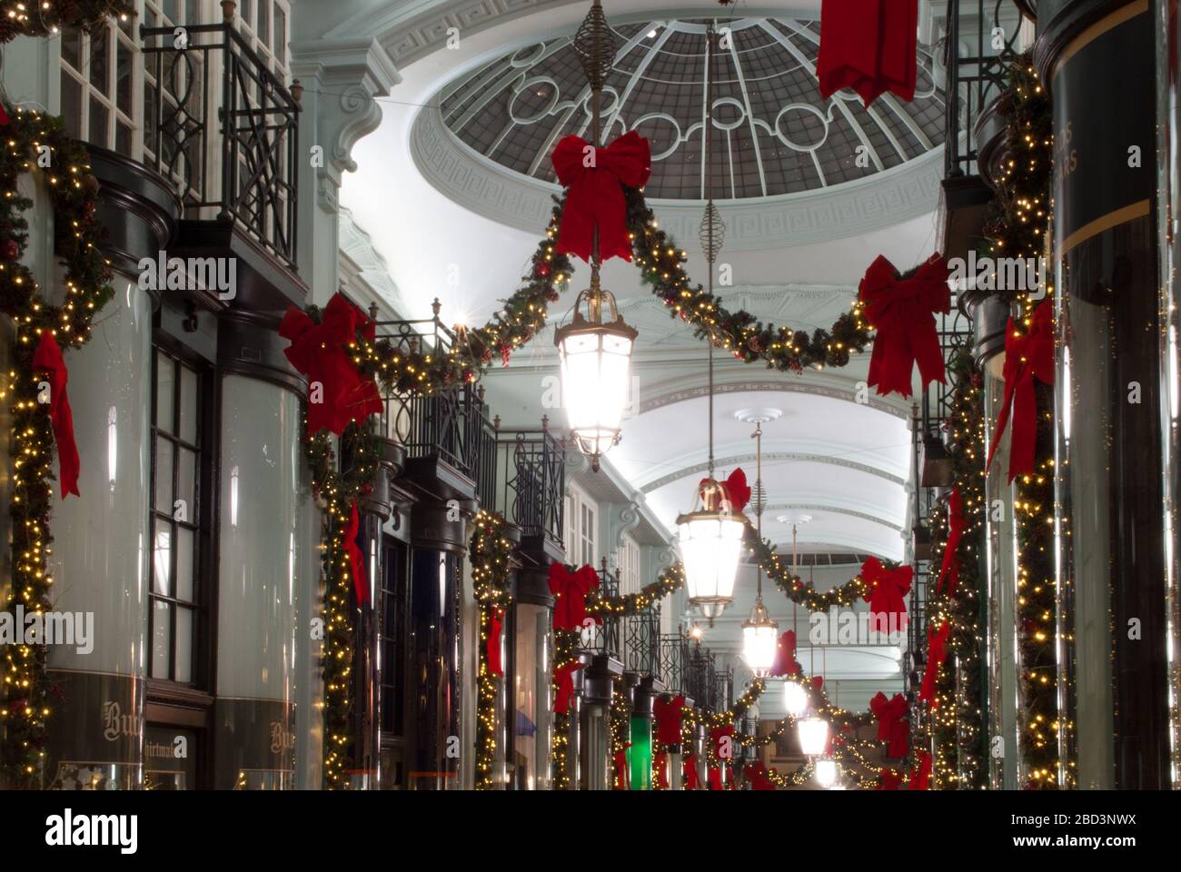 Christmas Decorations Retail Shopping Shops Arcade Piccadilly Arcade