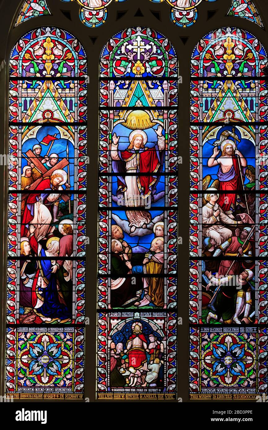 Stained glass window st pauls hires stock photography and images Alamy