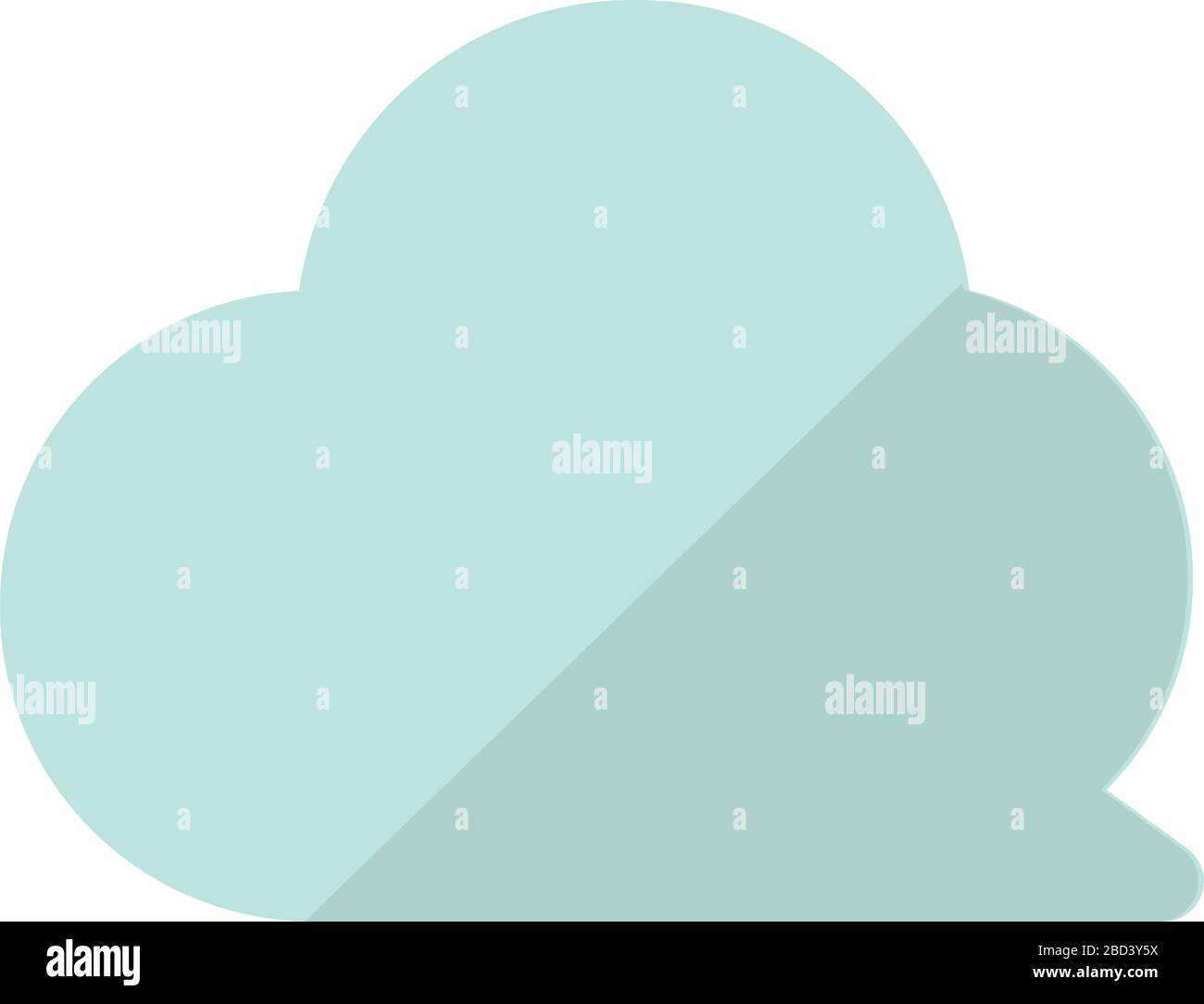 Weather icon /color version ( cloud , cloudy day Stock Vector Image ...