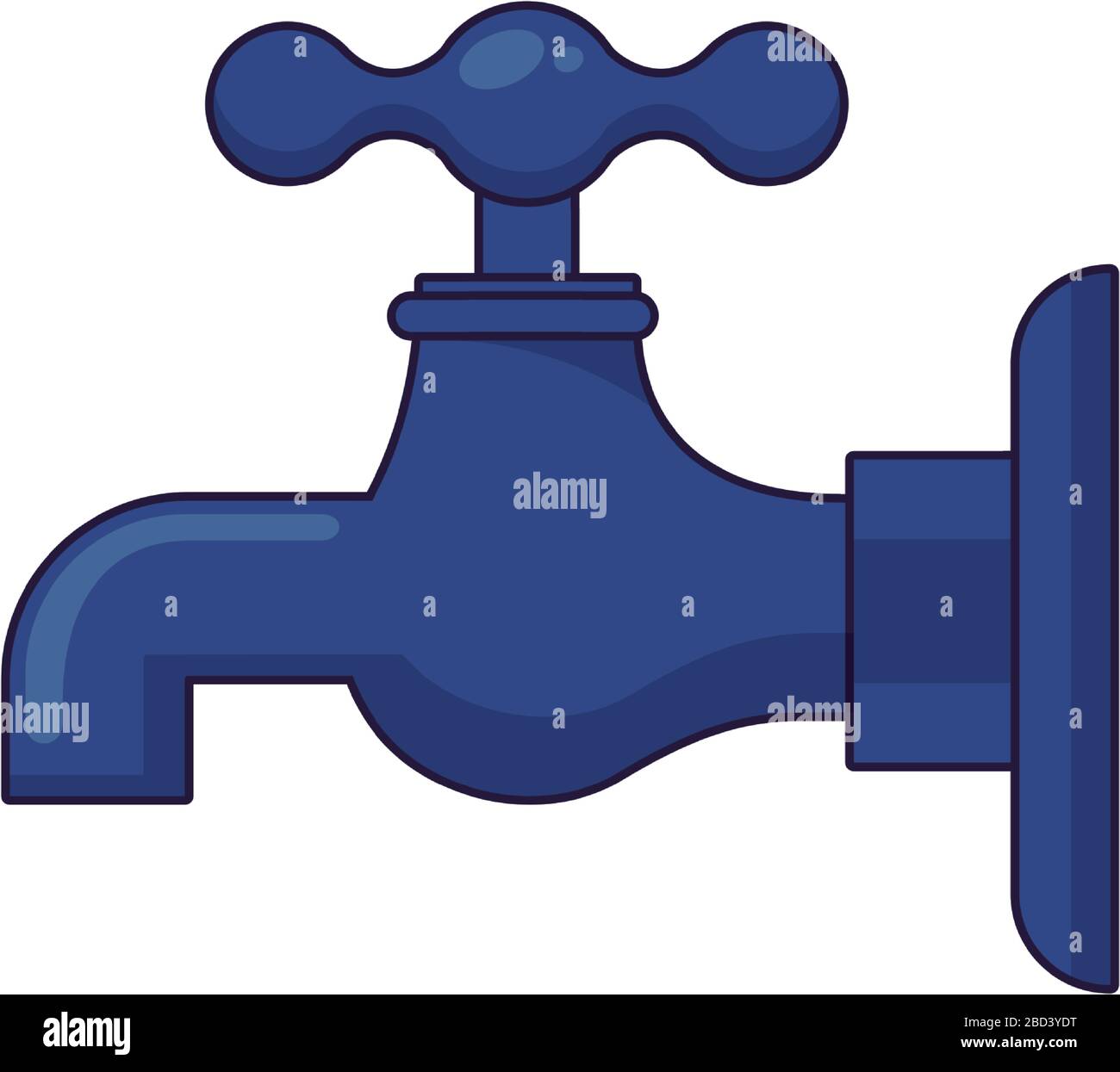 water tap faucet isolated icon Stock Vector Image & Art - Alamy