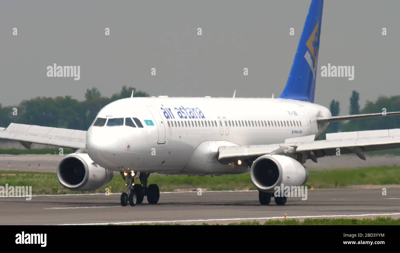 Air Astana Airbus A320 Stock Photo