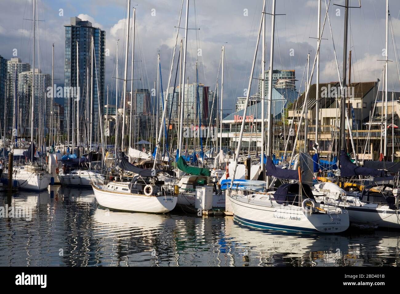 Stamps Landing on False Creek, Vancouver, British Columbia, Canada