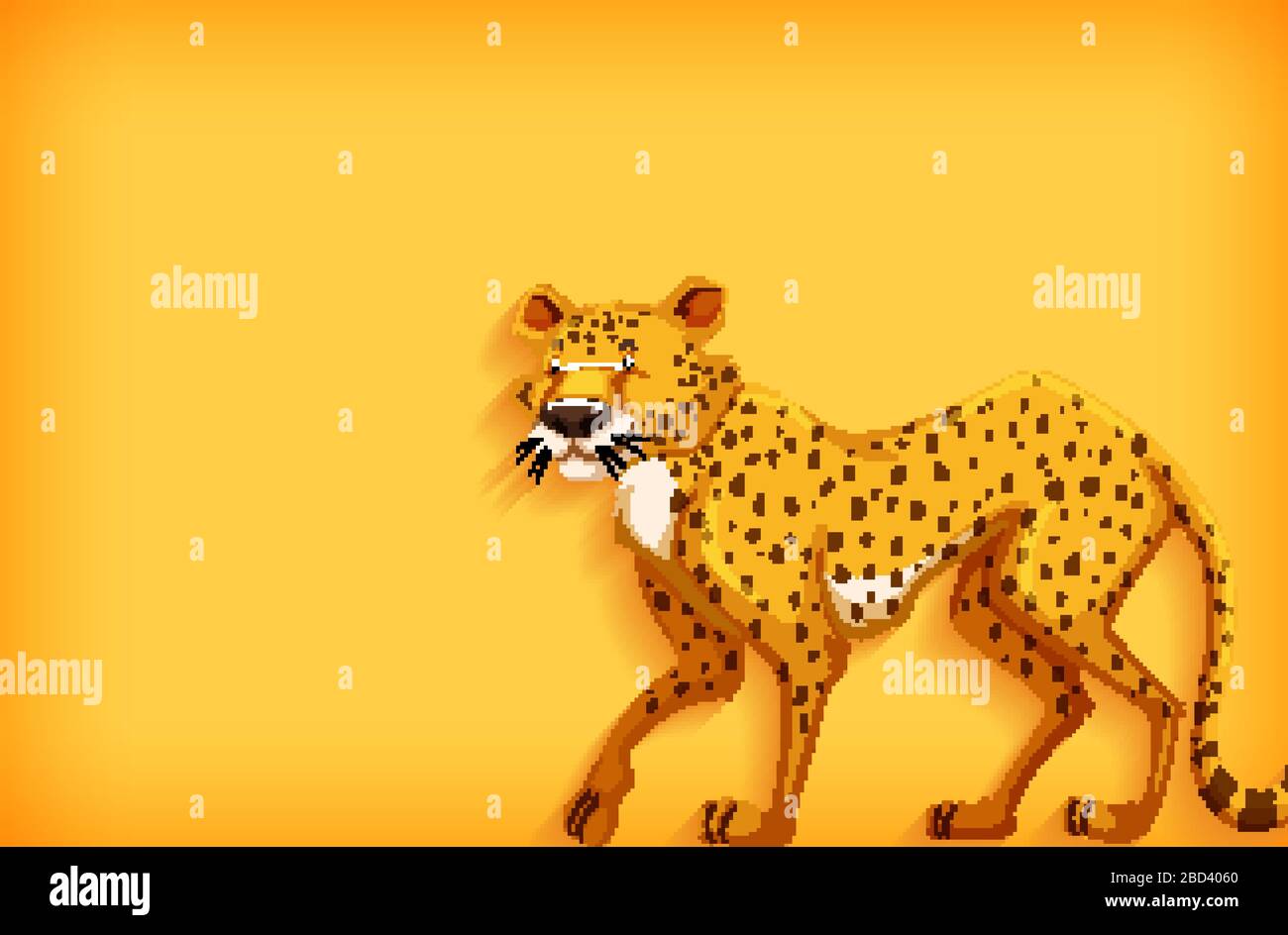 Cheetah illustration hi-res stock photography and images - Page 3 - Alamy