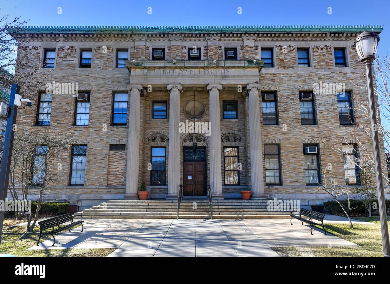 Hall of Philosophy building designed by Stanford White on the Bronx