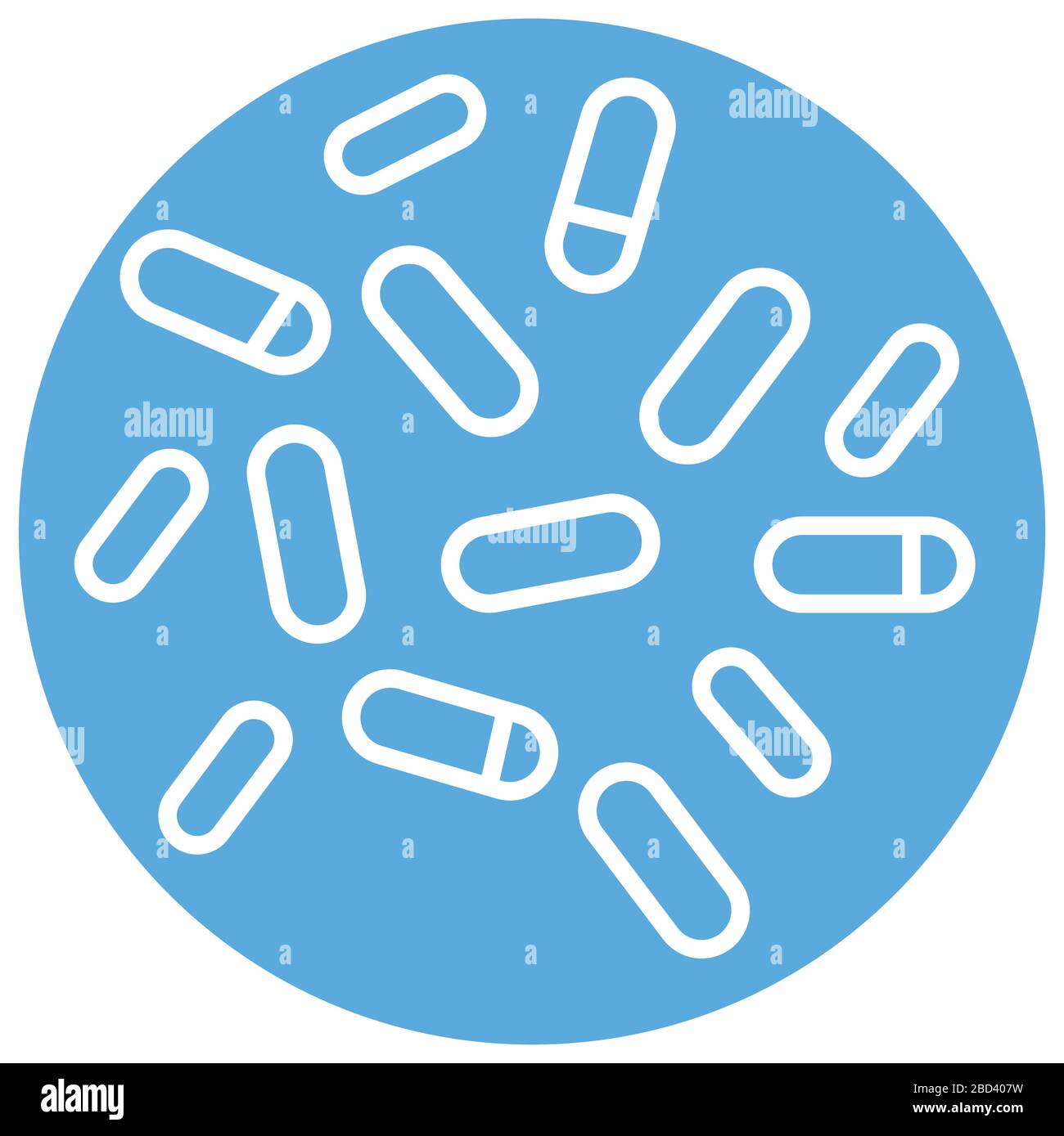 bacteria culture line style icon Stock Vector Image & Art - Alamy