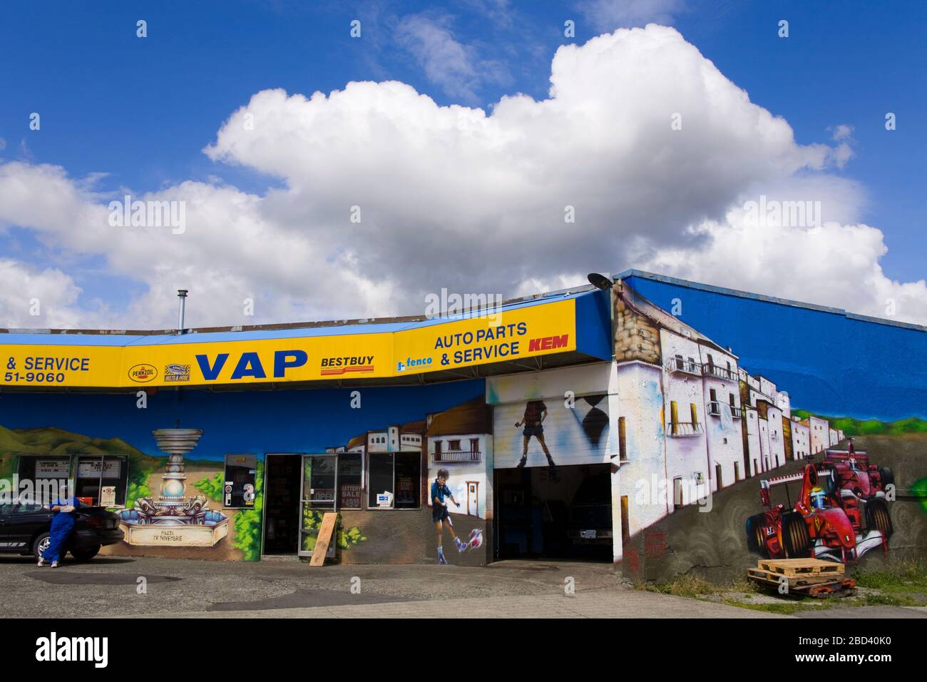 Auto Parts store on Commercial Drive, Vancouver, British Columbia