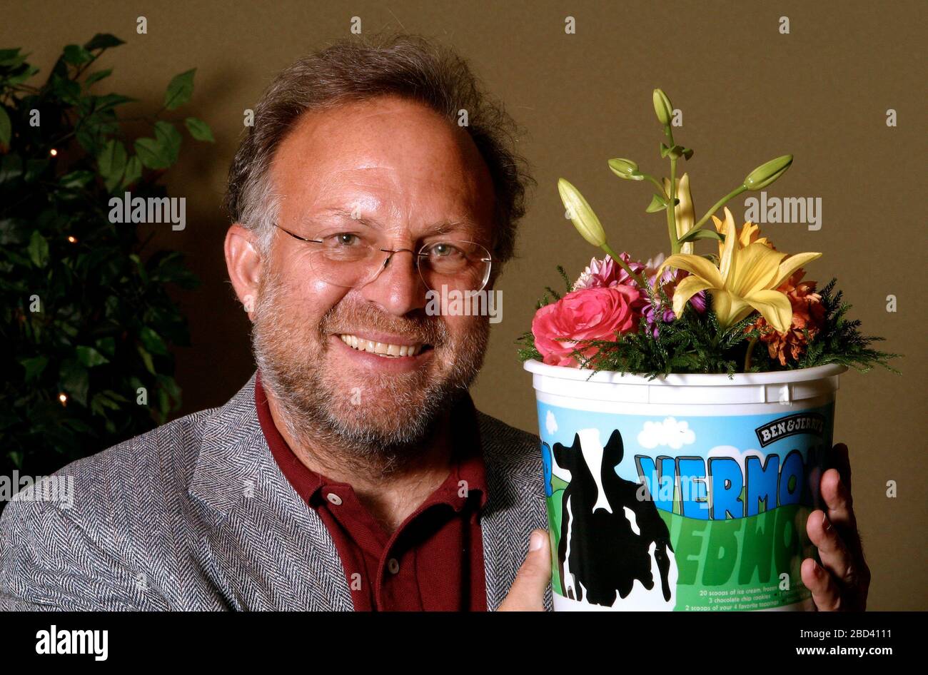 Jerry Greenfield Of Ben And Jerry S Icecream Photographed In Cherry Hill Nj On October 16 2005 By Credit Scott Weiner Mediapunch Stock Photo Alamy