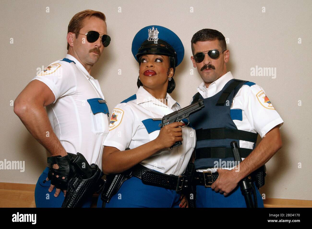 Thomas Lennon (III),  Niecy Nash and Carlos Alazraqui, the cast from RENO 911!:MIAMI  portrait on January 22, 2007 in Philadelphia by Credit: Scott Weiner/MediaPunch Stock Photo