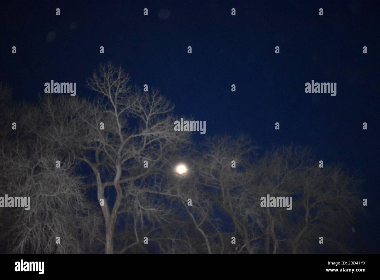 Kirtland New Mexico full moon Stock Photo Alamy