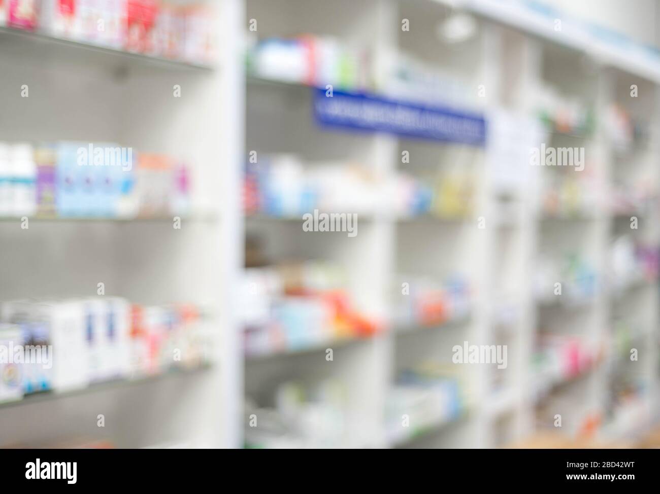 Pharmacy shelf display of over the counter medications Stock Photo - Alamy