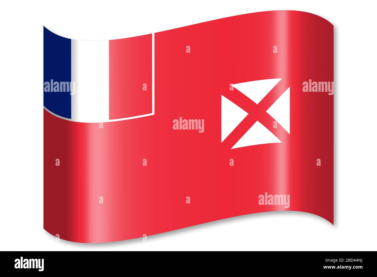 White wallis and futuna flag hi-res stock photography and images - Alamy