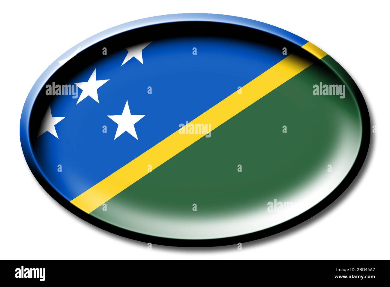 Flag of Solomon Islands Stock Photo - Alamy