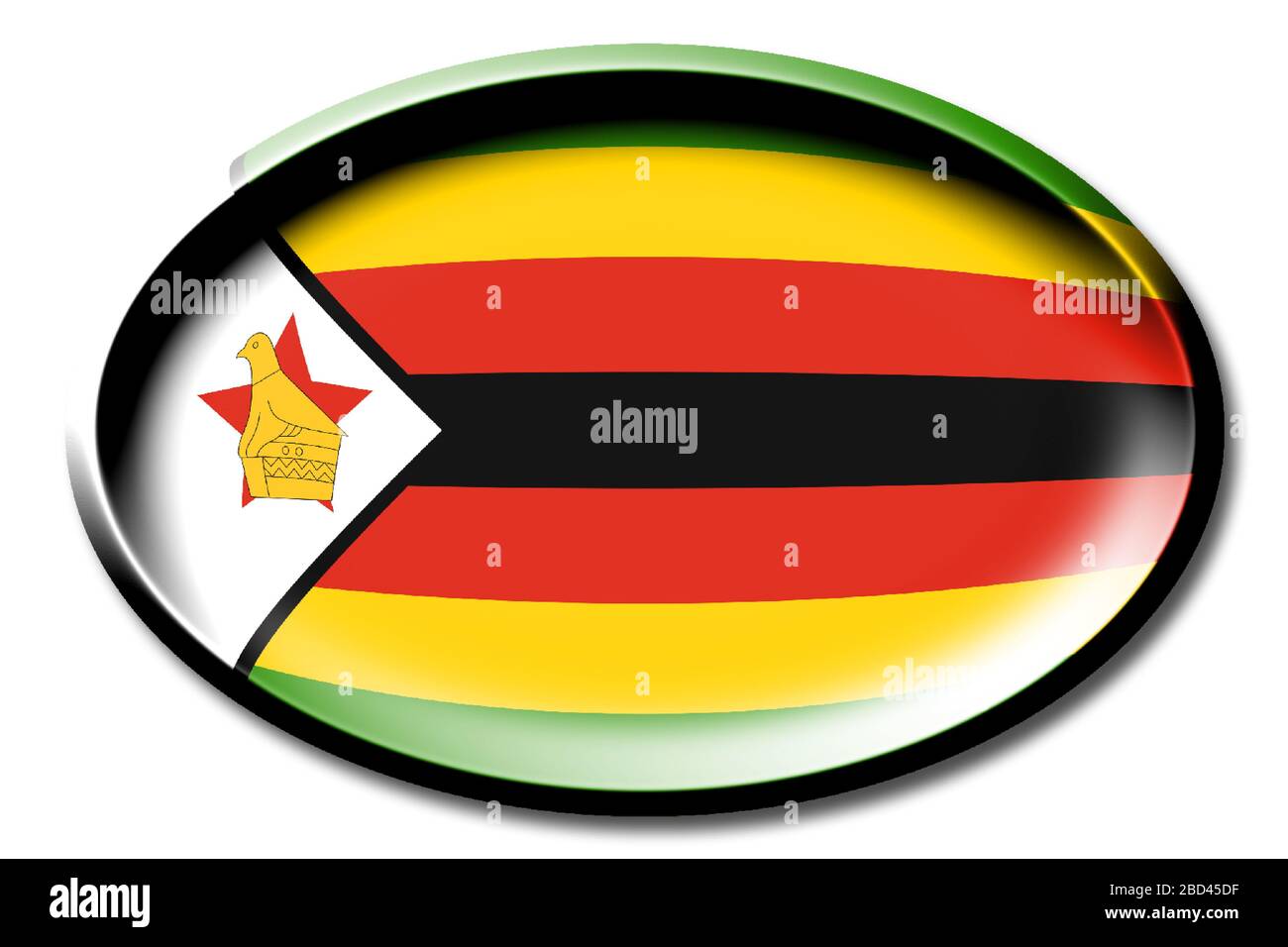 Flag of Zimbabwe Stock Photo Alamy