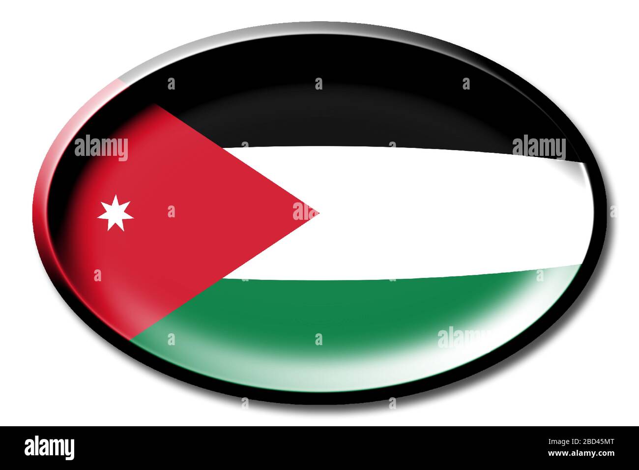 Flag of Jordan Stock Photo Alamy