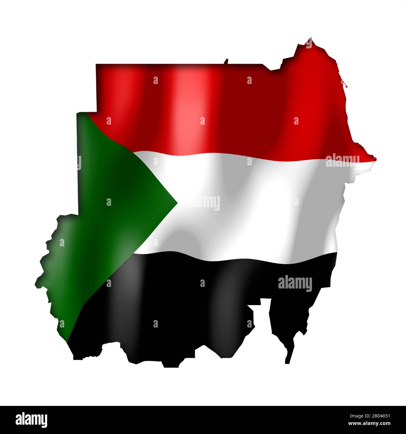 Sudan flag clip art hi-res stock photography and images - Alamy