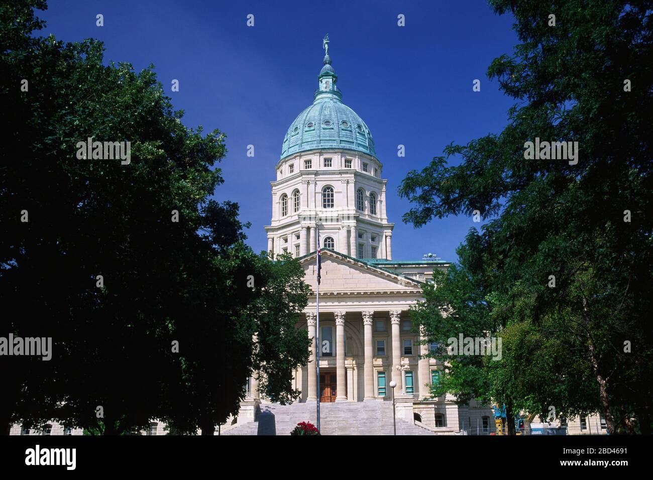 State capitol, Topeka, Kansas Stock Photo