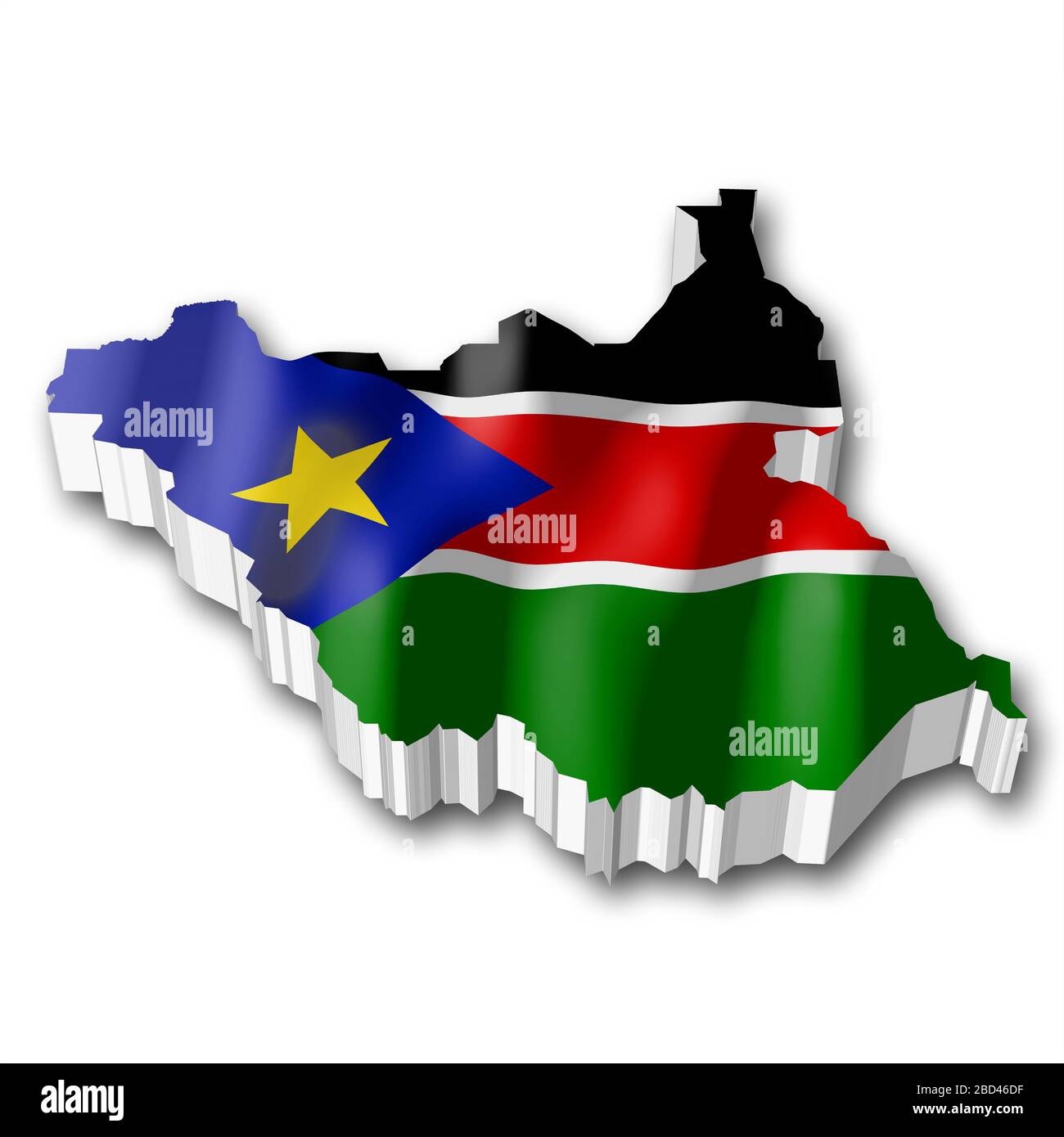 South sudan flag clip art hi-res stock photography and images - Alamy