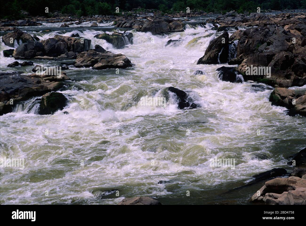 Great Falls, Chesapeake & Ohio Canal National Historical Park, Great Falls Park, Maryland Stock Photo