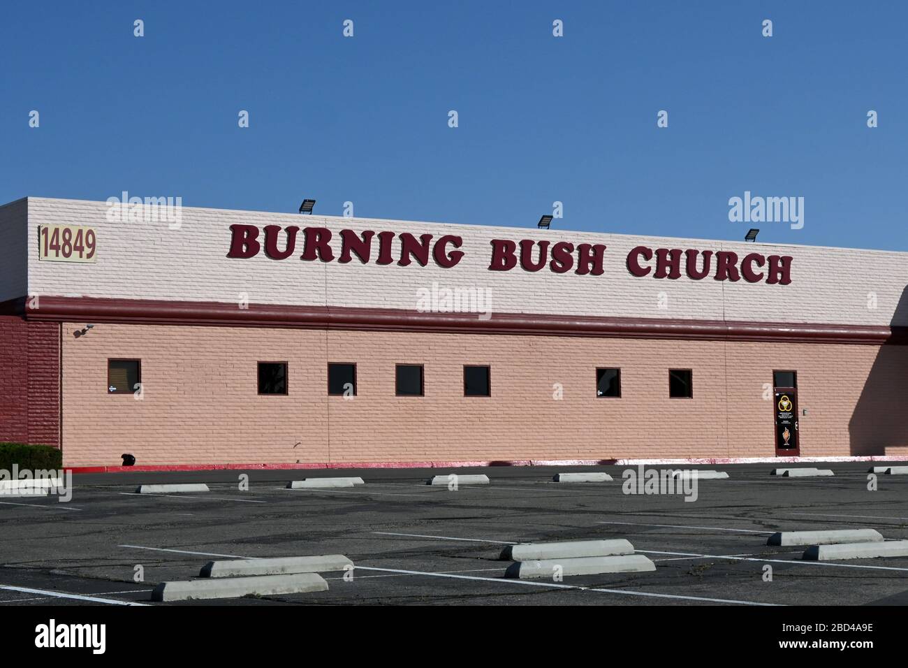 Church burning bush logo hires stock photography and images Alamy