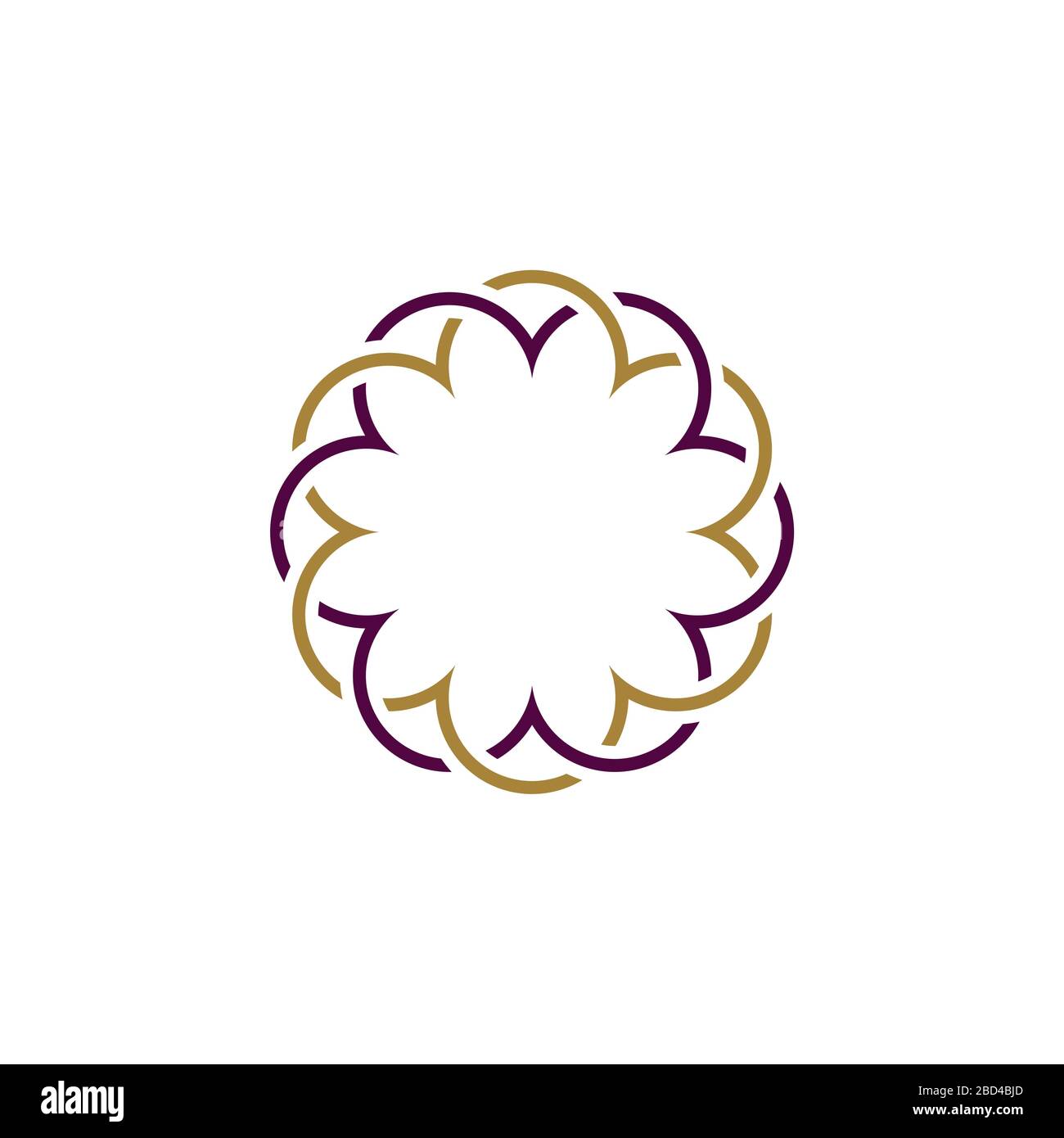 Ornamental Flower Logo Template Illustration Design. Vector EPS 10 ...