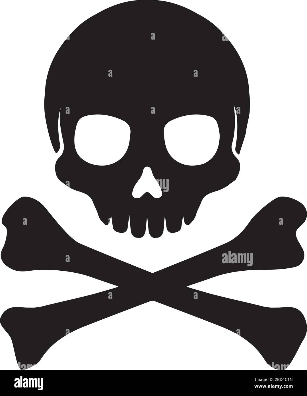 Skull and bones Royalty Free Vector Image - VectorStock