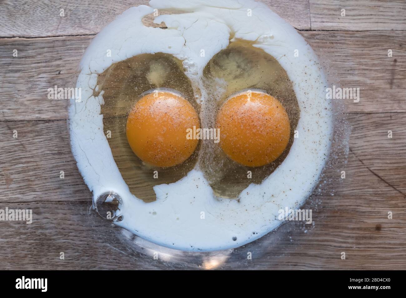 Scrambled Eggs Stock Photo