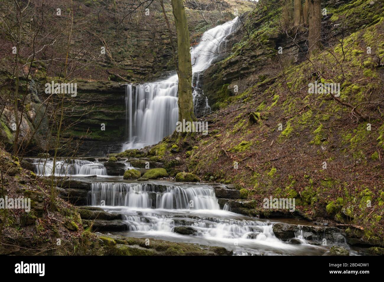 Scaleber Force in the Yorkshire Dales National Park. Stock Photo