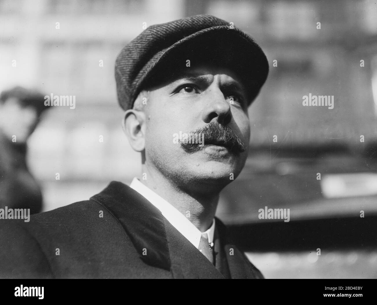 Magnus Butler, creator of a street cleaning vehicle ca. 1910-1915 Stock ...