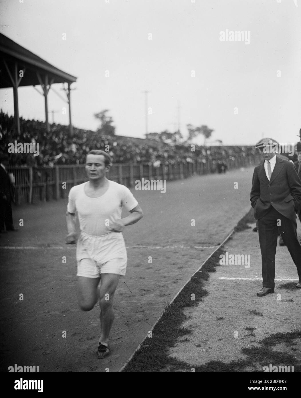 Photo shows Finnish long-distance runner Juho Pietari "Hannes" Kolehmainen  ca. 1910-1915 Stock Photo - Alamy