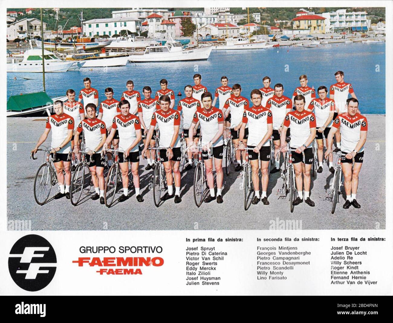 1970s faemino faema cycling team hires stock photography and images