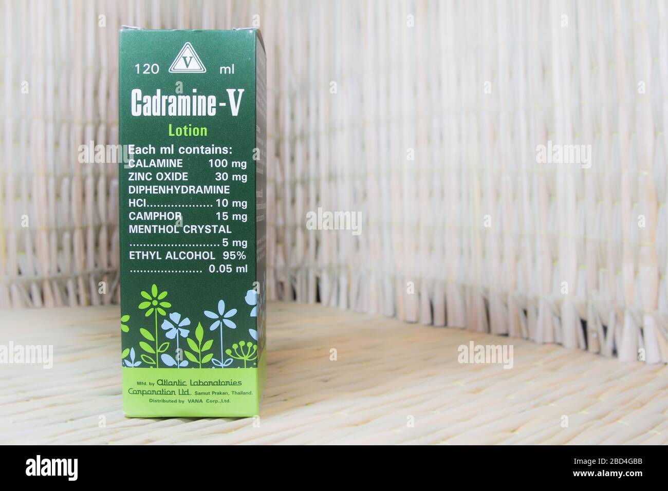 Chiangmai, Thailand - April 7 2020: Product shot of cadramine v Lotion.  Product of atlantic laboratory corporation Stock Photo - Alamy