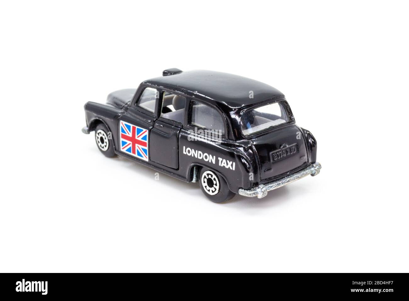 Matchbox model toy car 1-75 series no.4 London Taxi FX4R Stock Photo